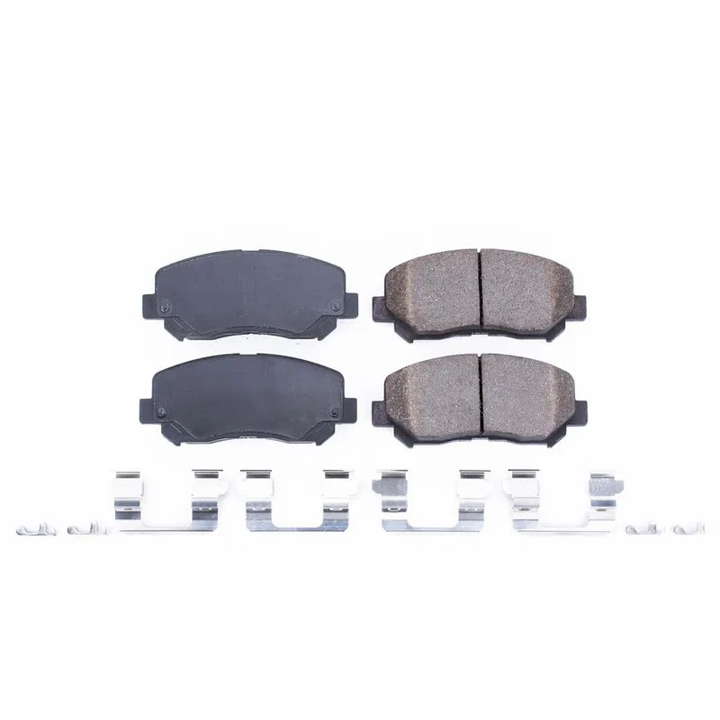 17-1640A – POWERSTOP Brake Pad, FMSI Number D1640A Ceramic Brake Pads Set Of 4 With Premium Stainless Steel Hardware